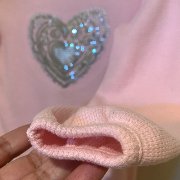 Used pink girl’s Koala kids long sleeve top blouse with small stain - Picture 10 of 16